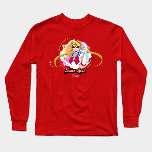 Rock from Drag Race Long Sleeve T-Shirt by dragover